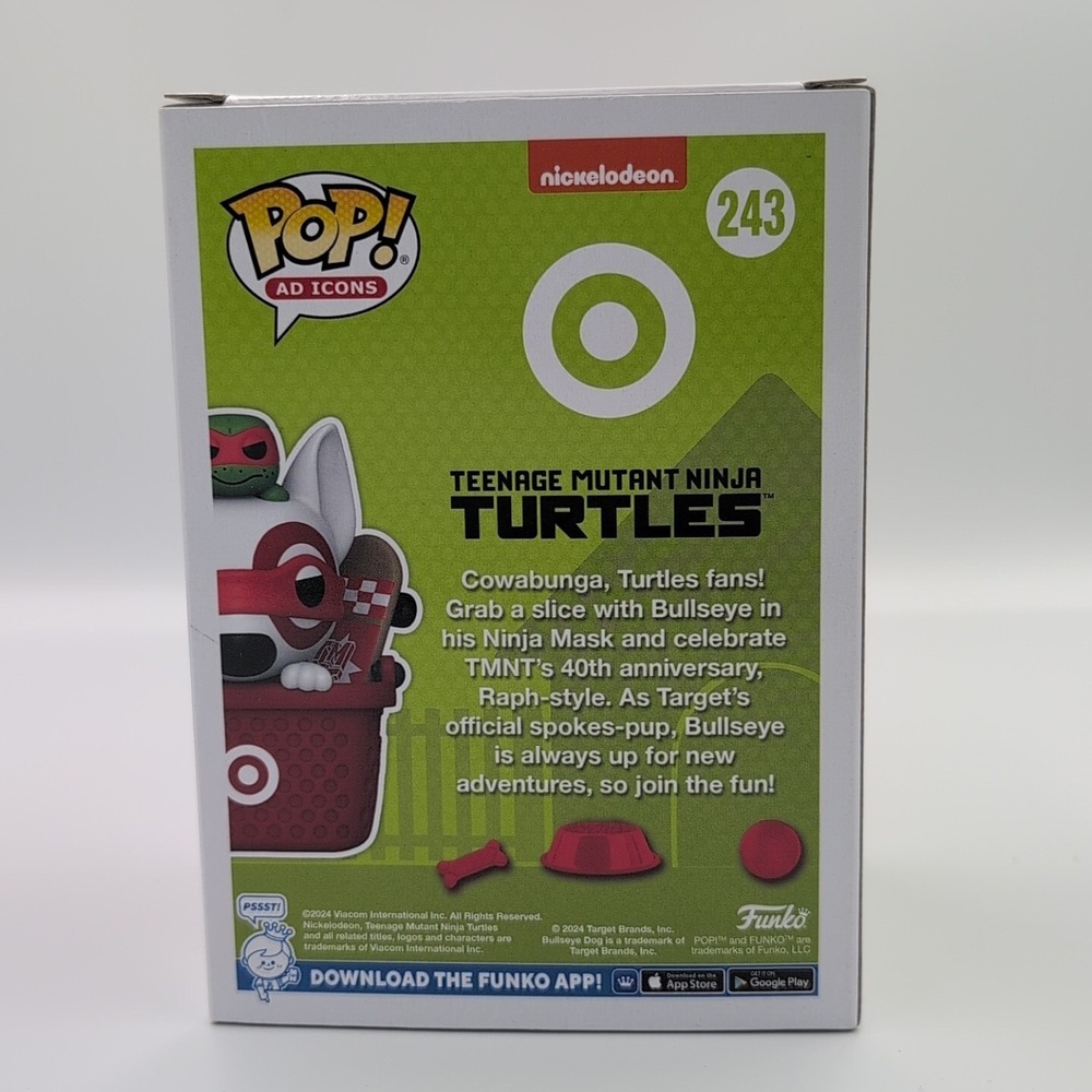 Funko Pop TMNT Bullseye In Ninja Mask with Raph #243 TARGET EXCLUSIVE READ - Picture 6 of 7